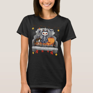 Halloween Cat Skull Lastbil Costume Kids Gift Boys T Shirt
