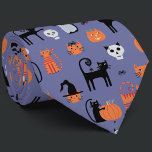 Halloween Cat Spooky Slips<br><div class="desc">Roligt och spooky halloween cat mönster på en lila bakgrund med kattwitchar, pumpslanternor, spindlar, döskallar, spöken och zombies. Eek! Originalkonst av Nic Squirrell.</div>