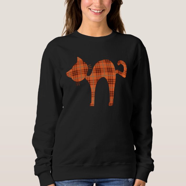 Halloween Cat T Shirt (Framsida)