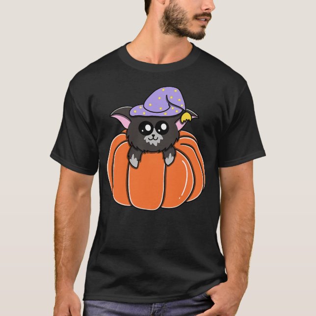 Halloween cat t shirt (Framsida)