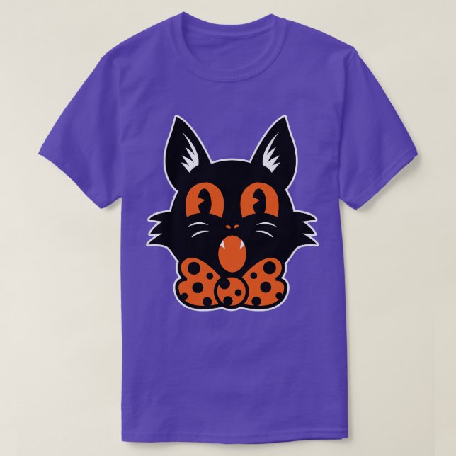 Halloween Cat T Shirt (Design framsida)