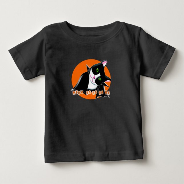 Halloween Cat T Shirt (Framsida)