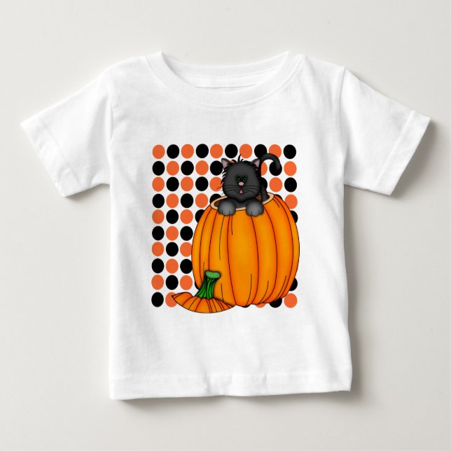 Halloween Cat T-shirts och presenter (Framsida)