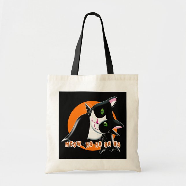 Halloween Cat Tygkasse (Framsidan)
