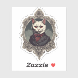 Halloween Cat, Vampyre Cat Klistermärken