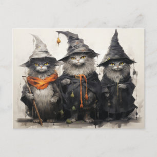 Halloween Cat Vykort