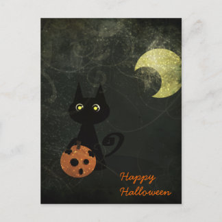 Halloween Cat Vykort