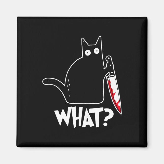 Halloween Cat What Halloween Costume Magnet (Framsidan)