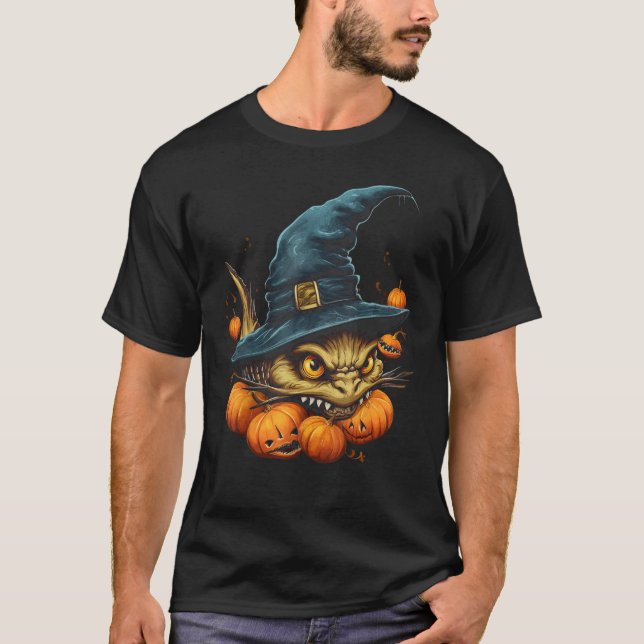 Halloween Catfish Fisherman Costume Älskare T Shirt (Framsida)