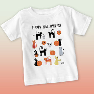 Halloween Cats Cute Spooky T Shirt