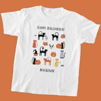 Halloween Cats Spooky Personlig T Shirt