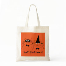 Halloween Cats Tote Bag