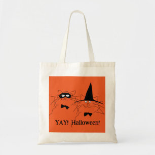 Halloween Cats Tote Bag Tygkasse