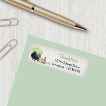 Halloween Cauldron Returadress