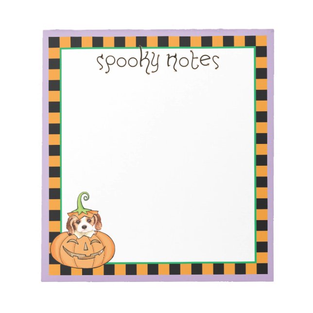Halloween Cavalier Anteckningsblock (Framsida)