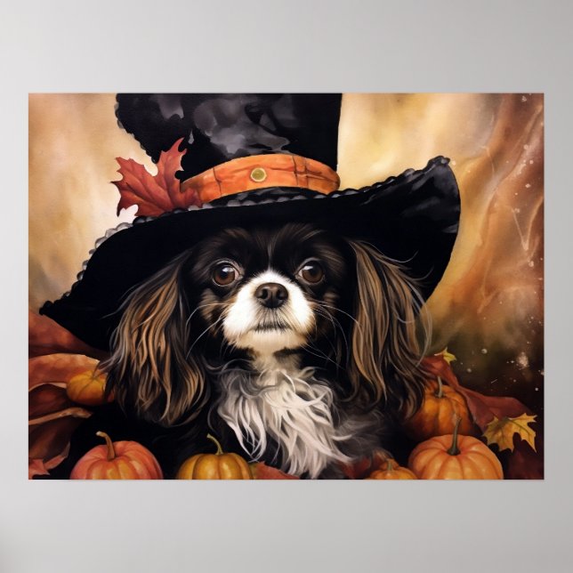 Halloween Cavalier King Charles Spaniel Poster (Framsidan)