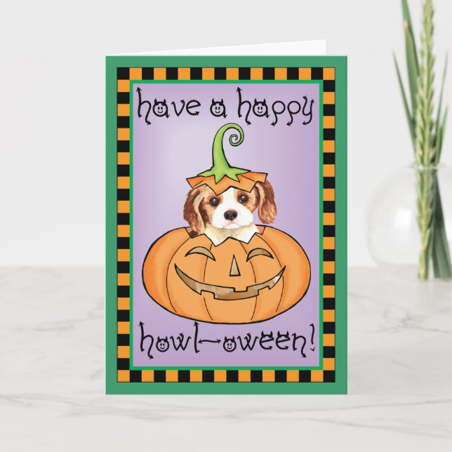Halloween Cavalier Kort (Framsida)