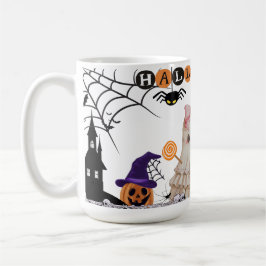 Halloween Ceramic Mug, Halloween Ghost Mug Kaffemugg