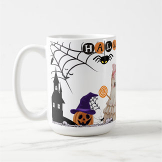 Halloween Ceramic Mug, Halloween Ghost Mug Kaffemugg