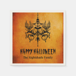 Halloween Chandelier Pappra Napkins Pappersservett