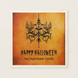 Halloween Chandelier Pappra Napkins Pappersservett