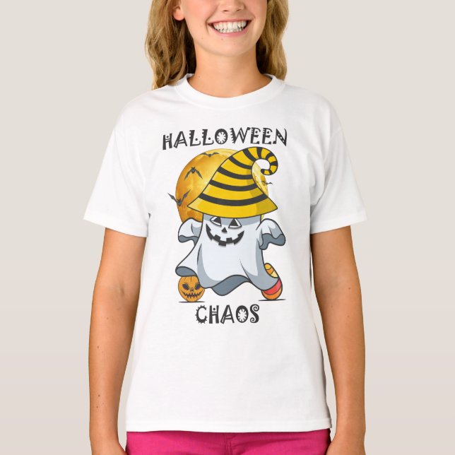 Halloween Chaos T Shirt (Framsida)