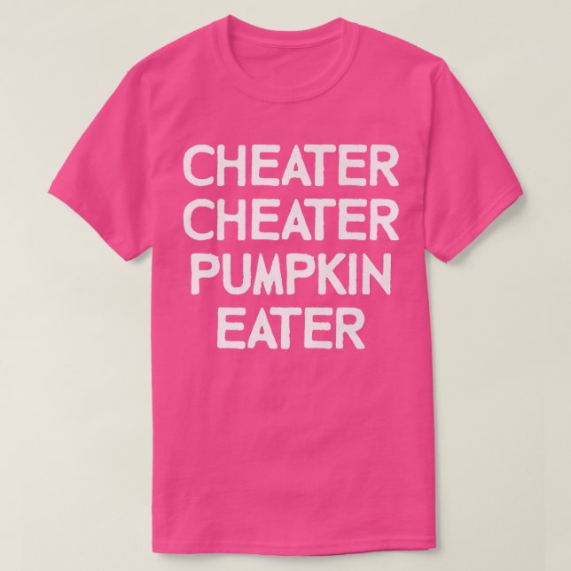 Halloween Cheater Cheater Pumpkin Eater Cheater 3 T Shirt (Design framsida)