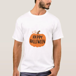 Halloween Cheer Pumpkin Stil T Shirt