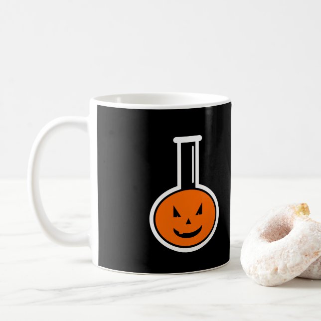 Halloween Chemistry Pumpkin Coffee Mugg (Med munk)