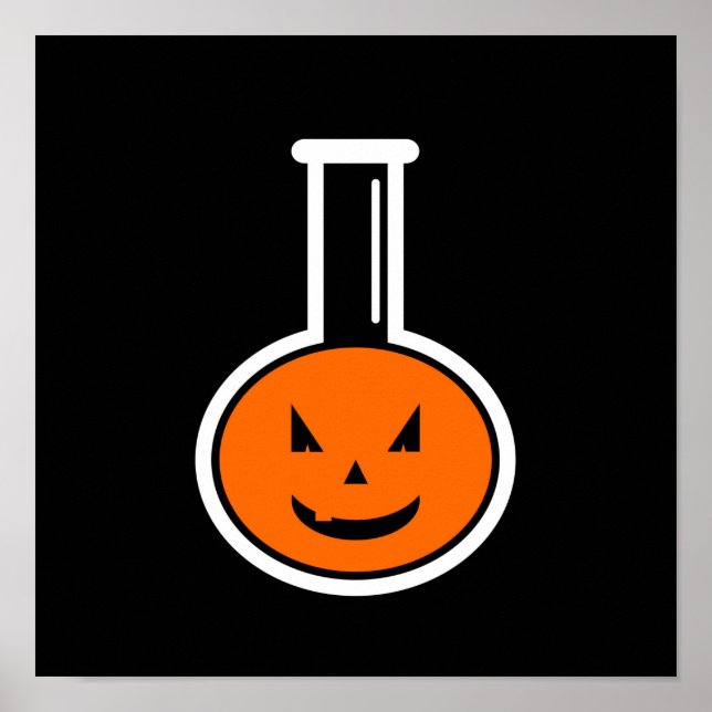Halloween Chemistry Pumpkin Poster (Framsidan)