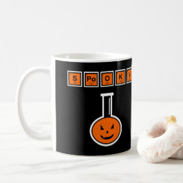 Halloween Chemistry Spooky Pumpkin Coffee Mugg
