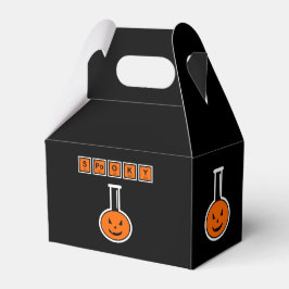 Halloween Chemistry Spooky Pumpkin Favor Box Presentaskar
