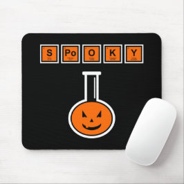 Halloween Chemistry Spooky Pumpkin Mouse Pad Musmatta