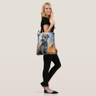 Halloween Chesapeake Bay Terrier Med Pumpa Tygkasse