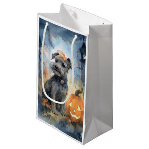 Halloween Chesapeake Bay Terrier med pumpkins