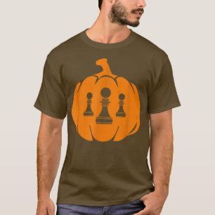 Halloween Chess Player Pumpkin Chess T Shirt