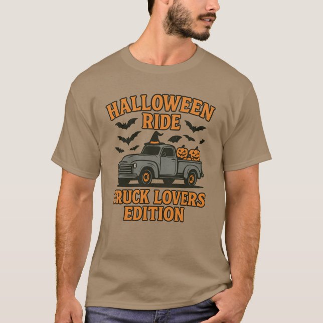 Halloween Chevrolet Silverado T Shirt (Framsida)