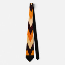 Halloween Chevron Sicksackmönster – Orange & Svart
