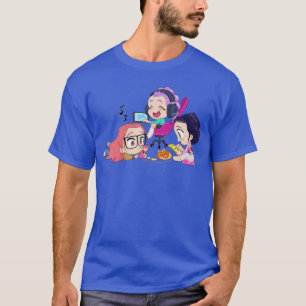 Halloween Chibi Huntri Chillar hemma med vänner T Shirt