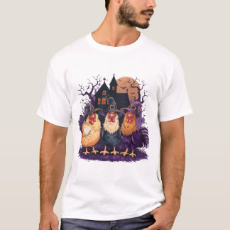 Halloween Chicken Spoonky Autumn T Shirt