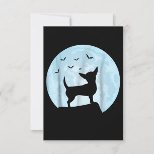 Halloween Chihuahua Hund Gift Bus eller godis OSA Kort