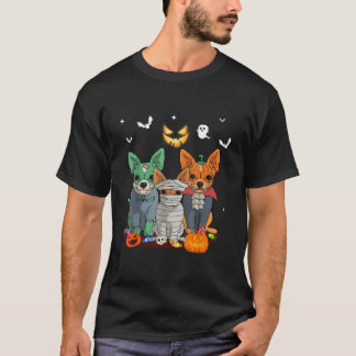 Halloween Chihuahua Hund Witch Cute Gift Dachshund T Shirt