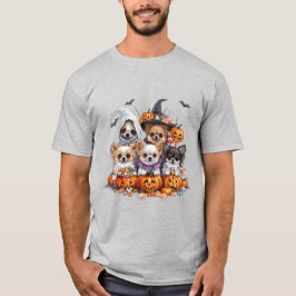 Halloween Chihuahua Hundar T Shirt