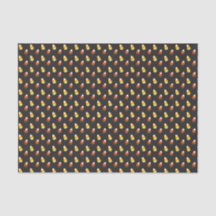Halloween Chocolate Candy corn på Black