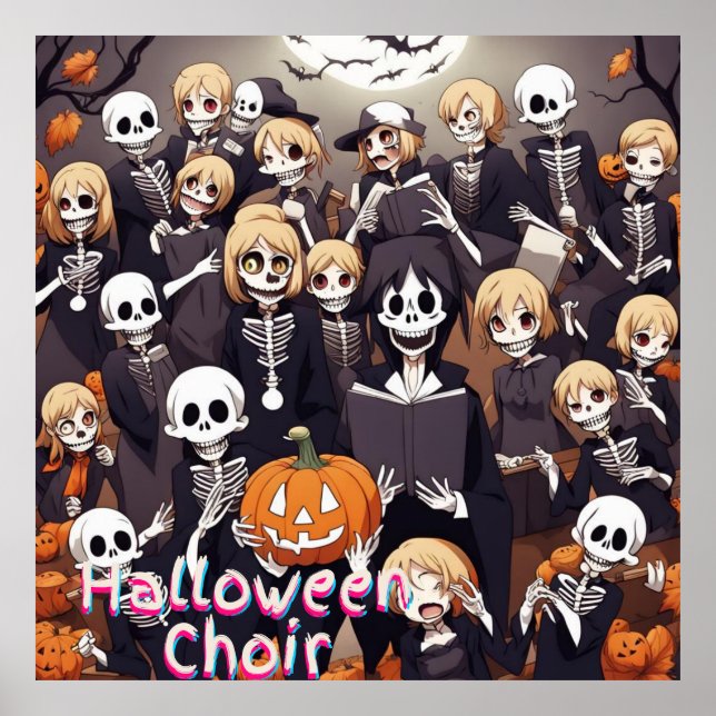 Halloween Choir Poster (Framsidan)