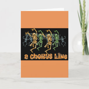 Halloween Chorus Line Kort