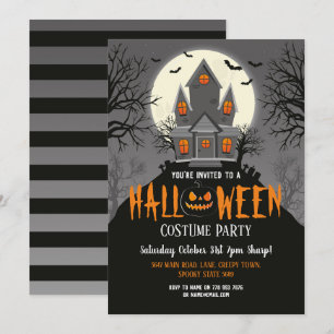 Halloween Chunwey Creepy Party Inbjudan