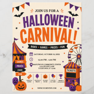 Halloween Cirkus Flyer