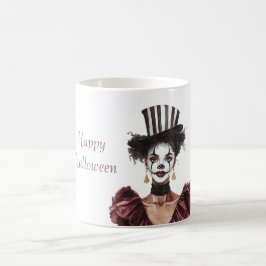 Halloween Cirkus hatt kvinna Kaffemugg
