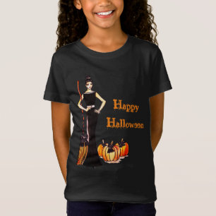Halloween Classic Elegant Black Dress Mode T Shirt
